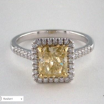 A Yellow Sapphire Engagement Ring for $1,879