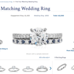 A Matching Wedding Band and a Coupon Code from Blue Nile