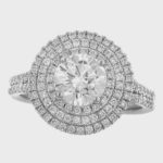 A Triple Halo Engagement Ring for $3395