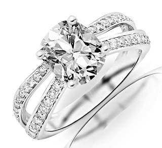Chandni Jewels Double Pave Engagement Ring for $4,450 | Engagement Ring Voyeur