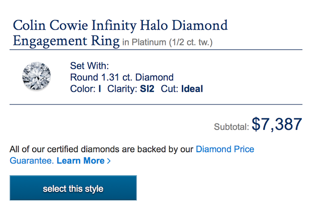 Colin Cowie Engagement Ring from Blue Nile