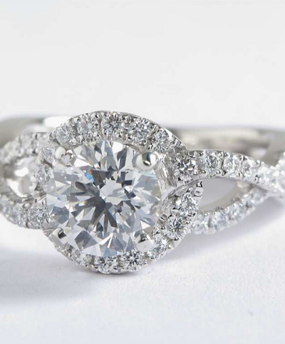 Infinity Engagement Ring from Blue Nile and Colin Cowie | Engagement Ring Voyeur