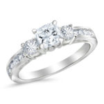Amazon Ring of The Week: $2,365 1.1CT TW 3-Stone Ring