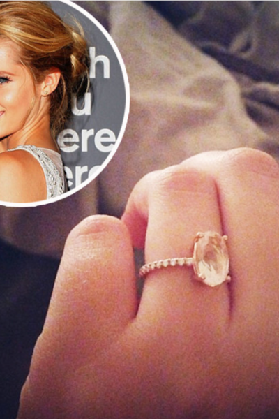 Teresa Palmer's Rose Quartz Engagement Ring | Engagement Ring Voyeur