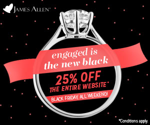 James Allen and Blue Nile Black Friday Deals | Engagement Ring Voyeur