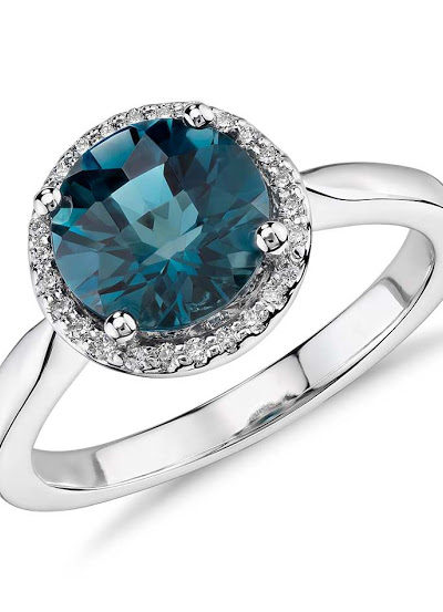 Blue Nile Giveaway - London Blue Topaz Earrings | Engagement Ring Voyeur