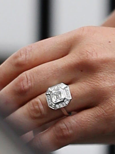 Pippa Middleton's Vintage Asscher Engagement Ring | Engagement Ring Voyeur
