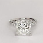 5 Carat Princess Pave Engagement Ring – $46,256