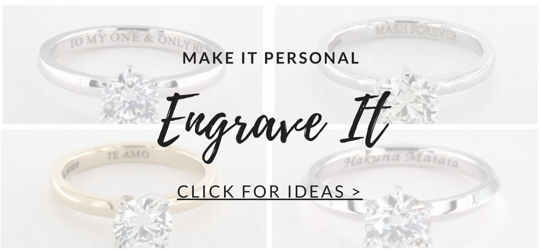 Engagement Ring Engraving Ideas