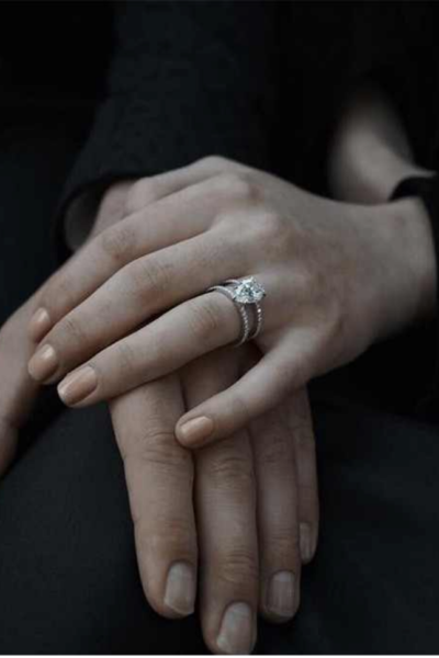 Sophie Turner's Engagement Ring's Body Double | Engagement Ring Voyeur