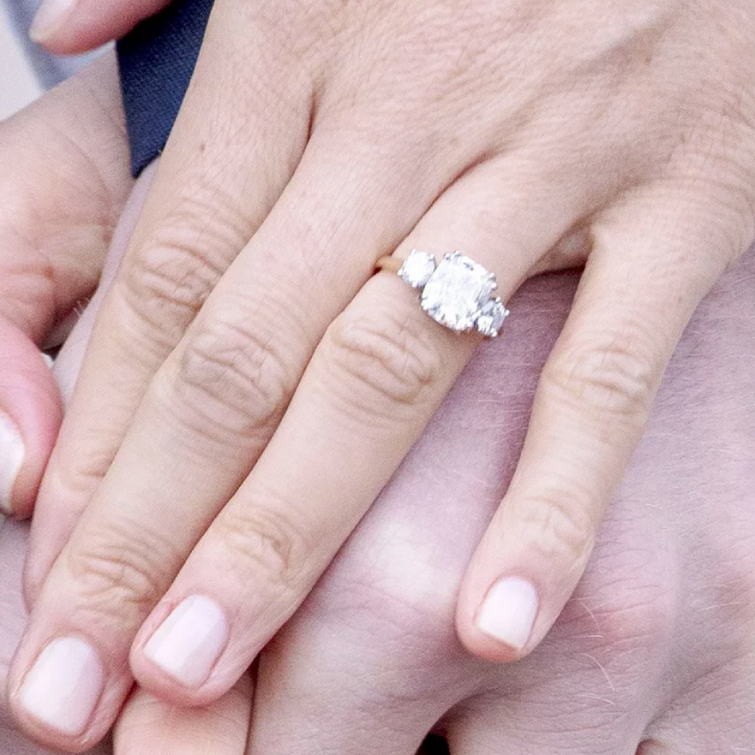 What shape is Meghan Markles Engagement Ring
