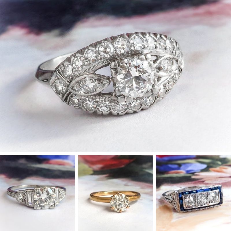Victorian and Edwardian Engagement Ring
