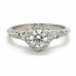 Vintage Style Diamond Engagement Ring Under $5000