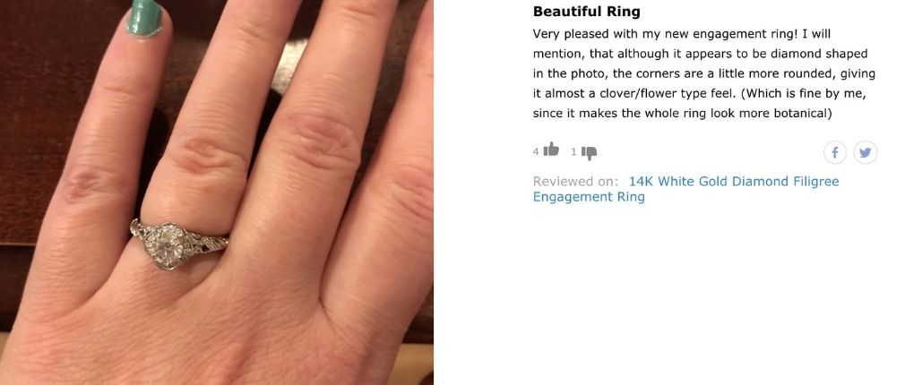James Allen Diamond Filigree Engagement Ring Review